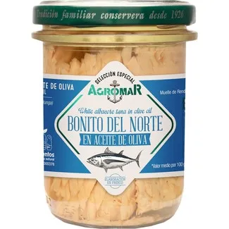 Premium Line caught Tuna jar in Olive Oil, Bonito Del Norte