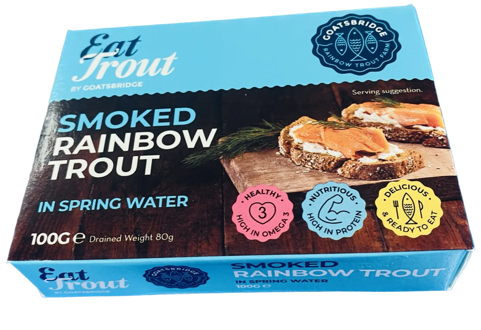 Goatsbridge Smoked Trout in Spring water.
