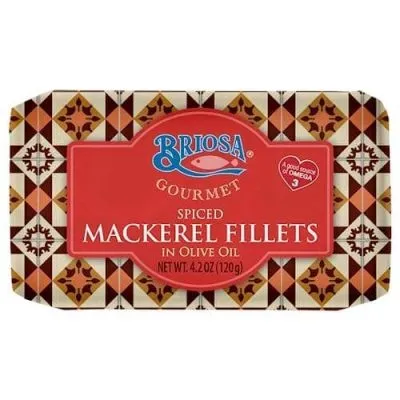 Spiced Mackerel Fillets in Olive Oil – BRIOSA Gourmet