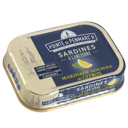 Sardines in brine with Lemon