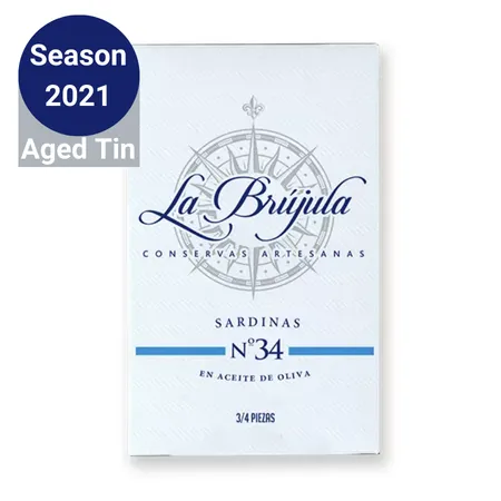 Aged Sardines in Olive Oil (No.34)