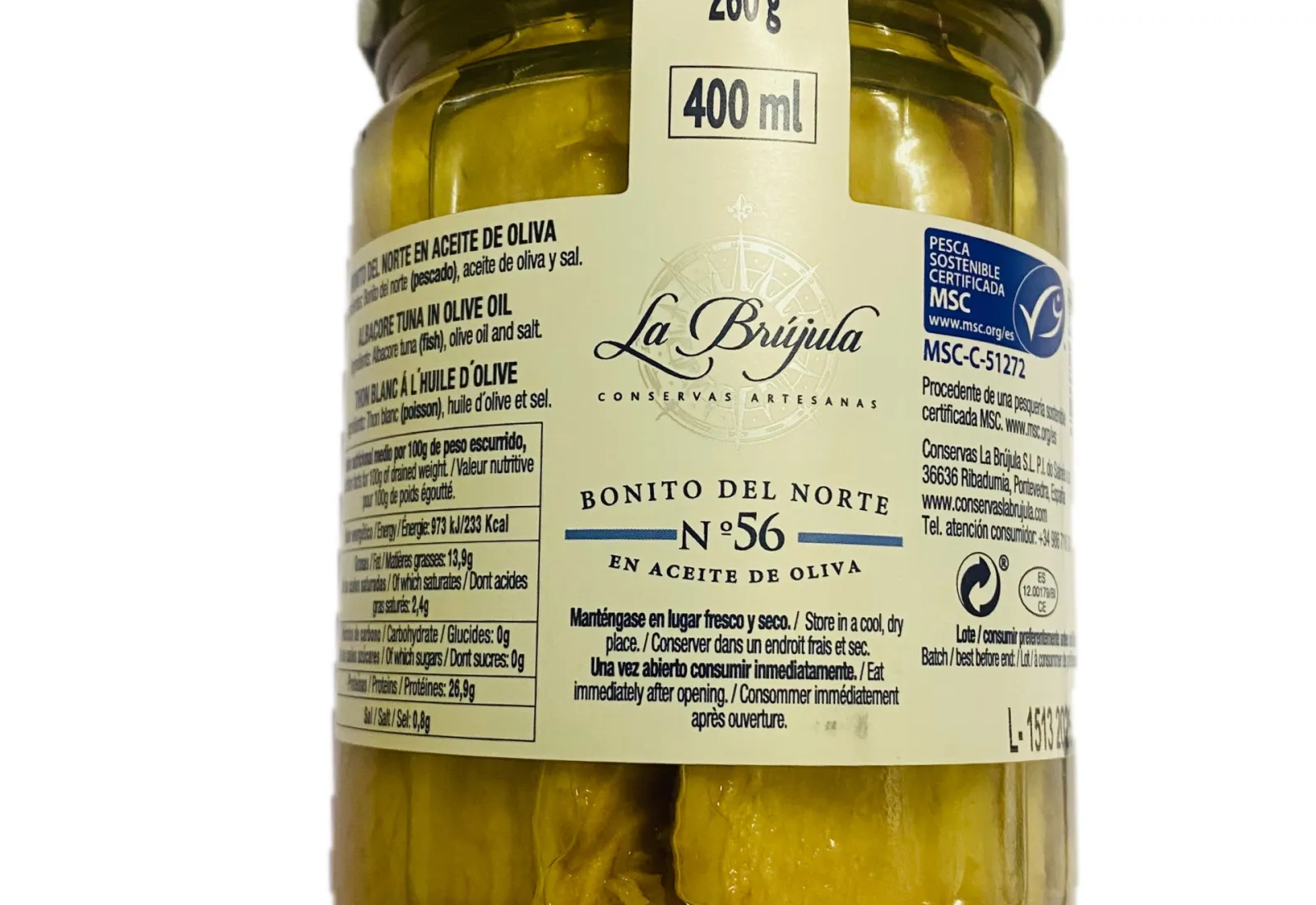 Bonito del Norte / Albacore Tuna in Olive Oil (No.56)