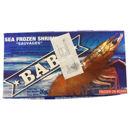 2 kg Box  – XXL Wild Black Tiger / King Prawns (4-6 per Kg)