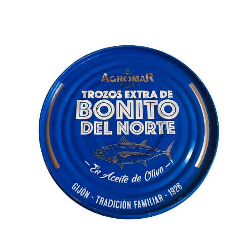 The big “Blue Tin Tuna”, Premium Bonito del Norte in Olive Oil